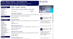 Desktop Screenshot of mintysposakiai.lt